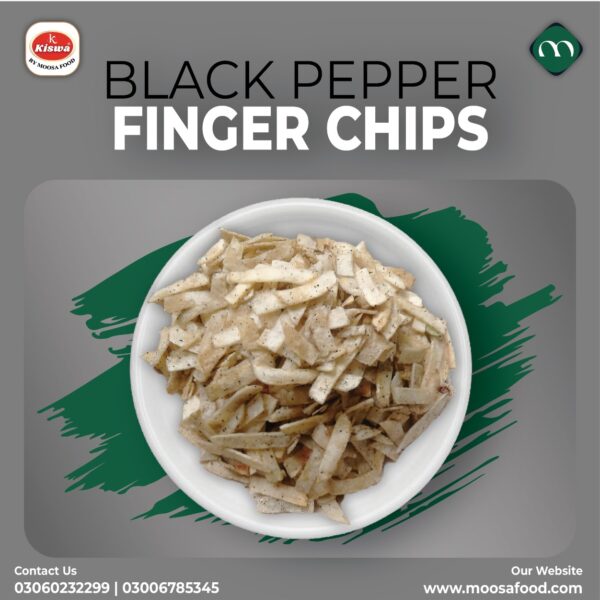 Black Pepper Finger Chips