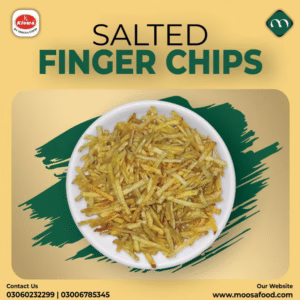 Salted Finger Chips (100 gram) Kiswa by Moosa Food